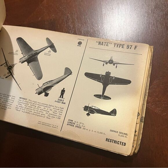 WWII Aircraft FM 30-30/Navy Dept BUAER 3 Recognition Pictorial Manual dated 1943 - Picture 9 of 16